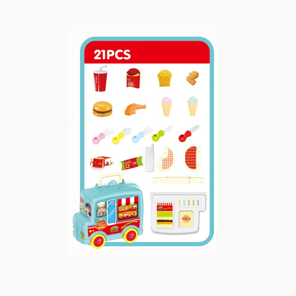Little Chef Fast Food Set- 21 Pcs