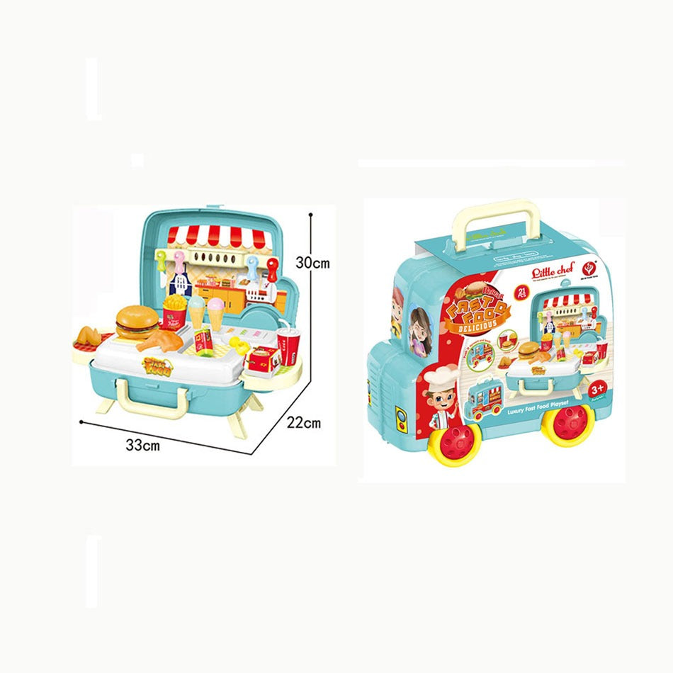 Little Chef Fast Food Set- 21 Pcs