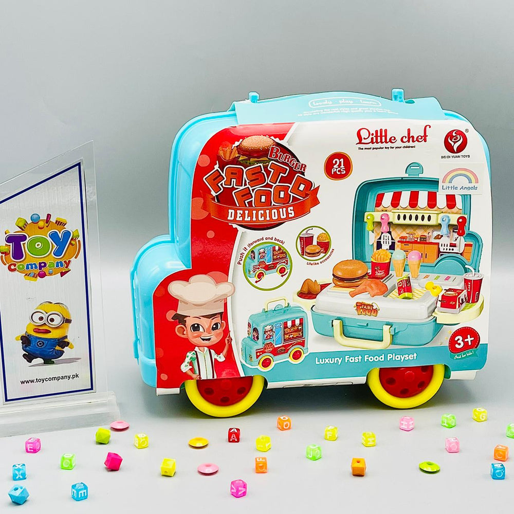 Little Chef Fast Food Set- 21 Pcs