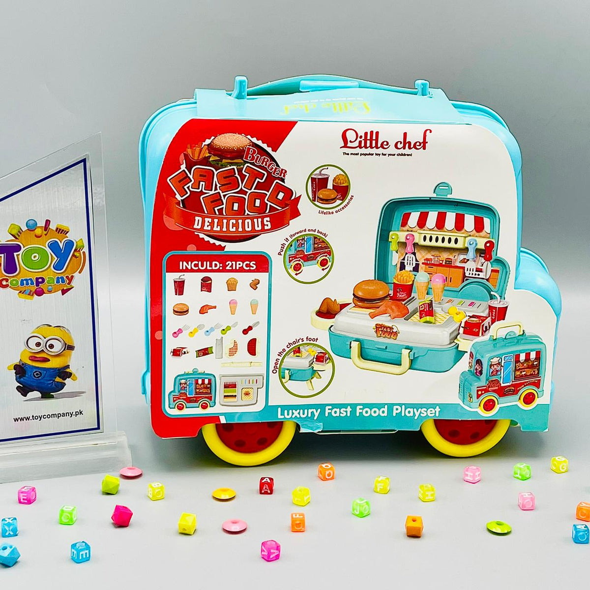Little Chef Fast Food Set- 21 Pcs