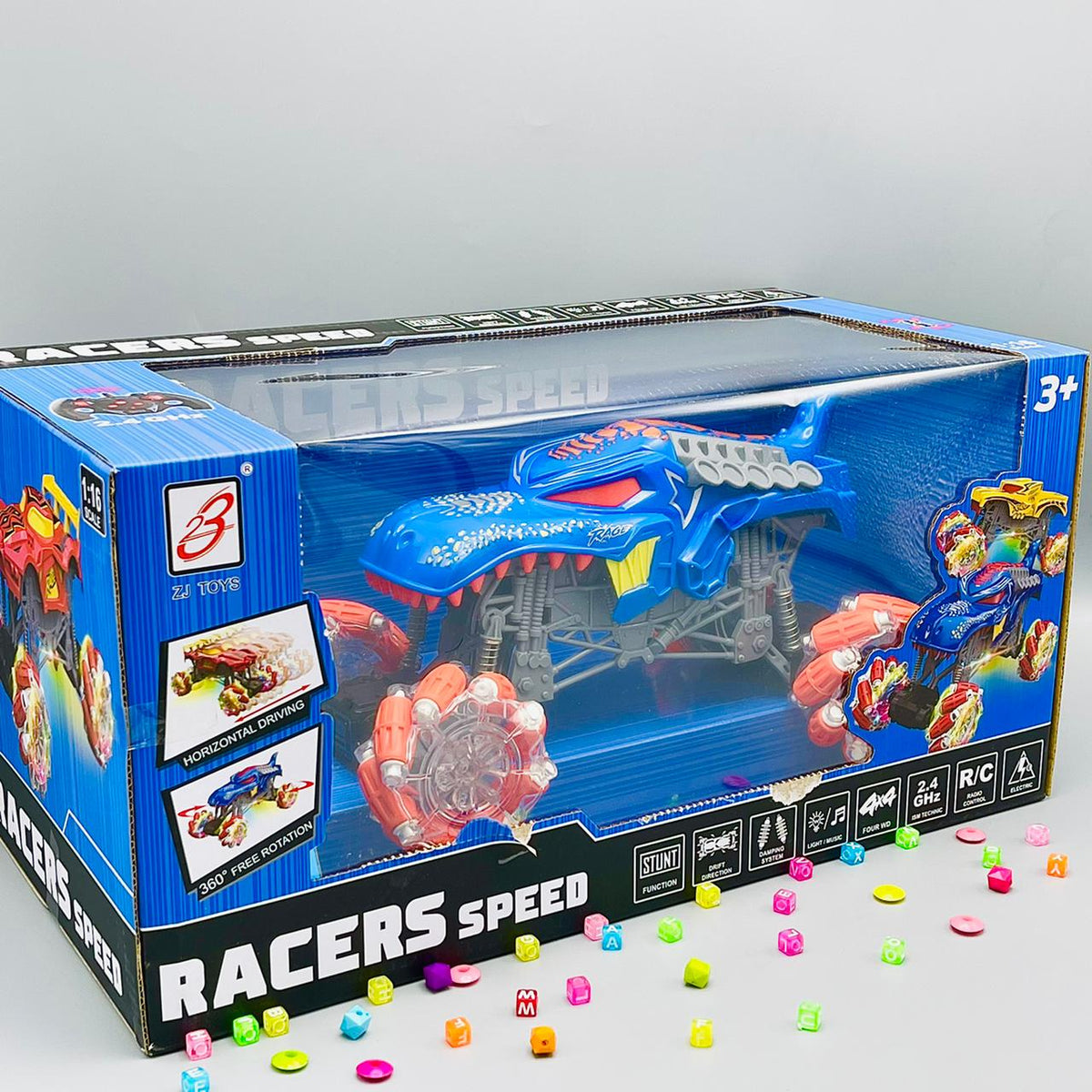 R/C Monster Truck-Mecanum Wheels