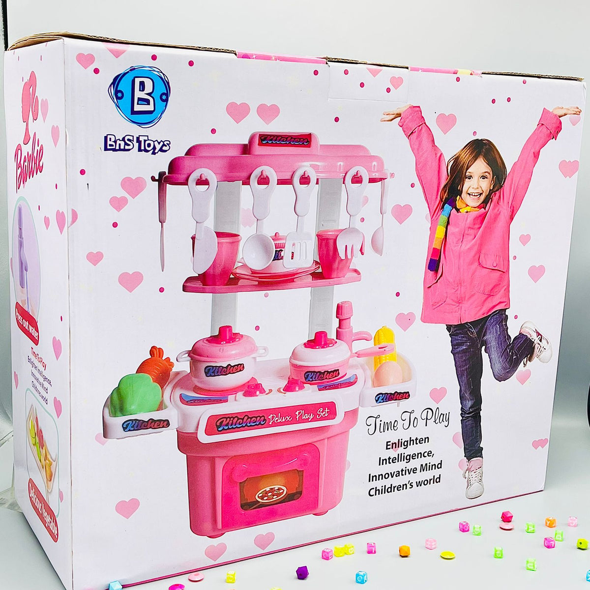 Kitchen Set with Barbie Doll