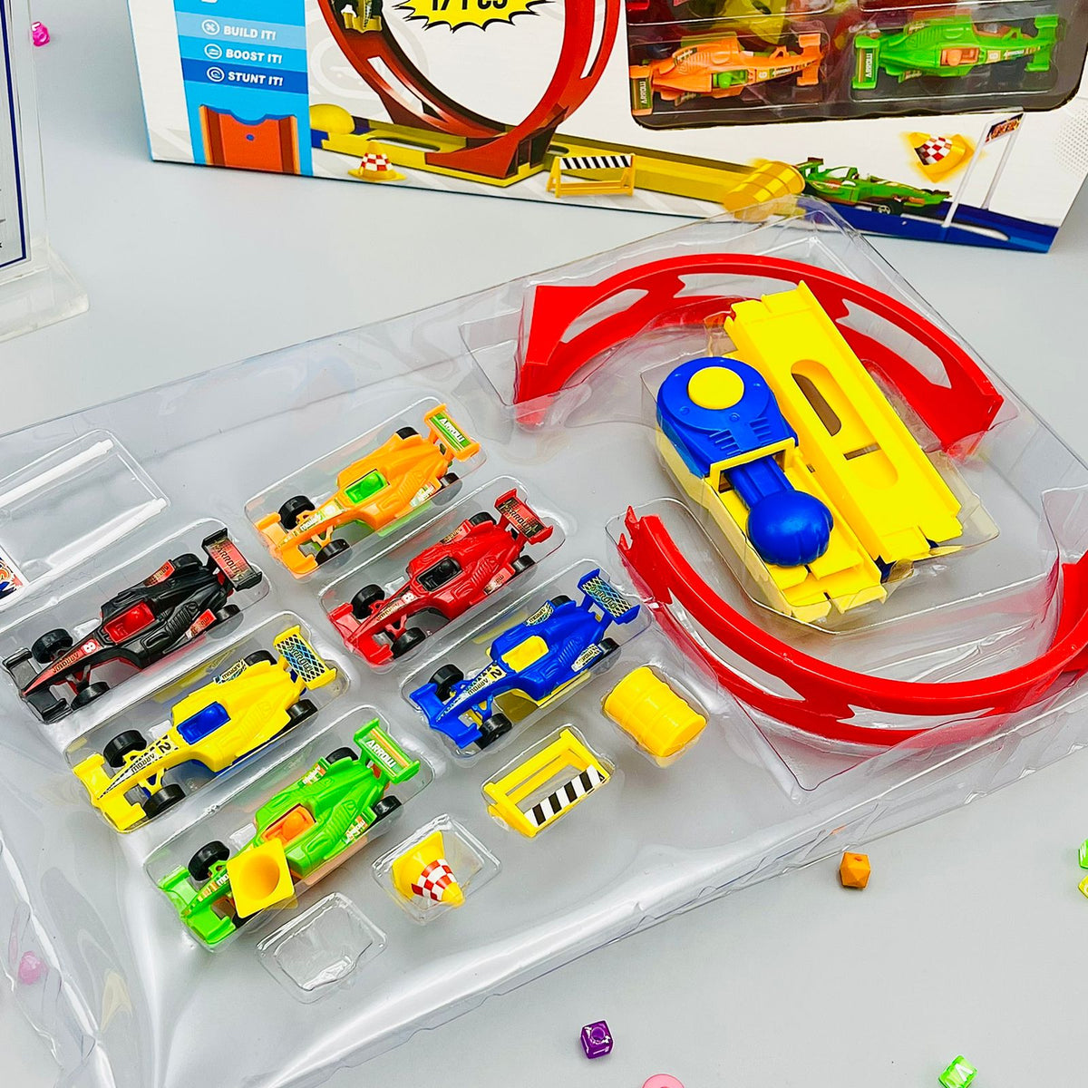 Max Speed Racing Track with Cars