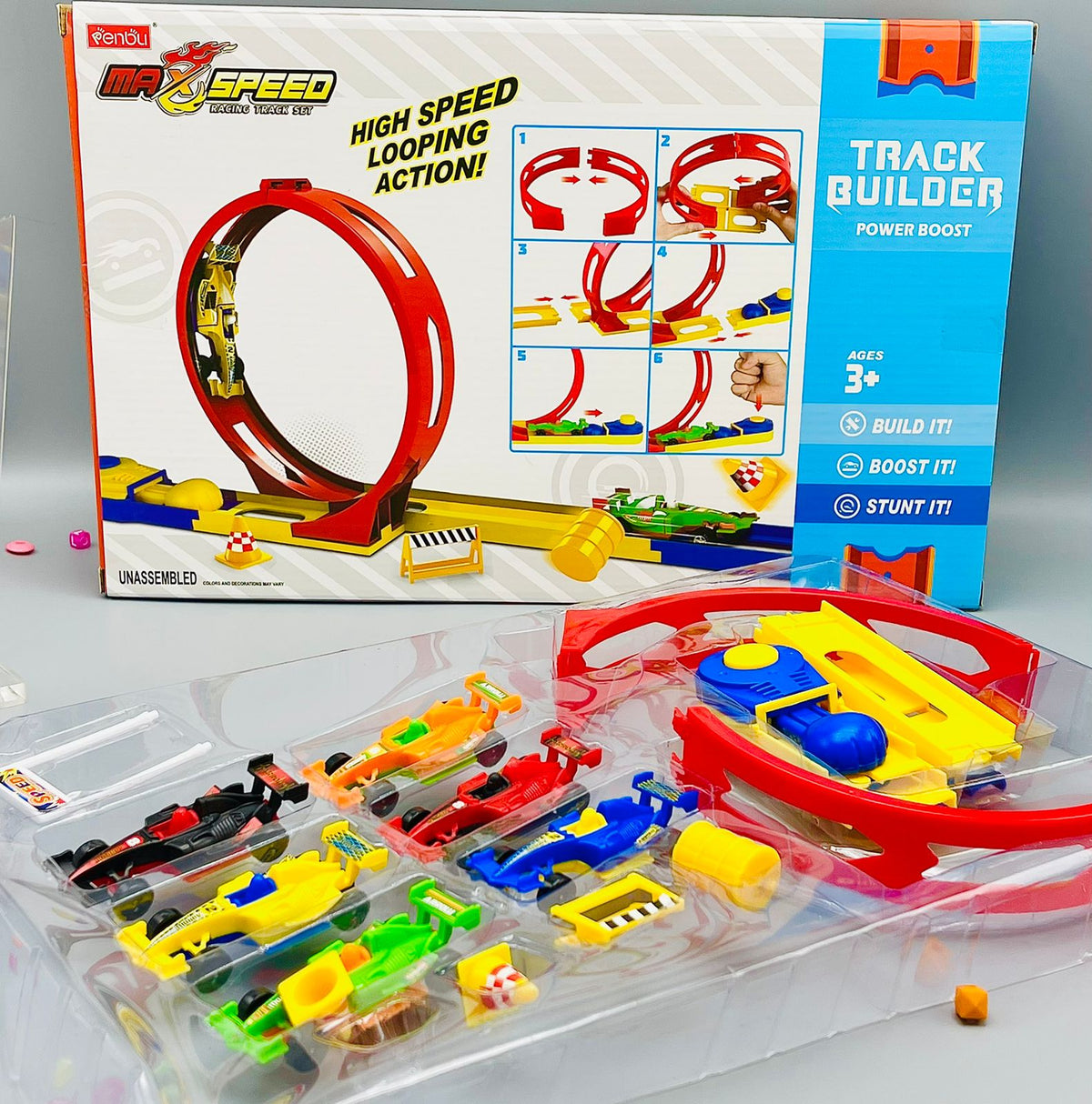 Max Speed Racing Track with Cars