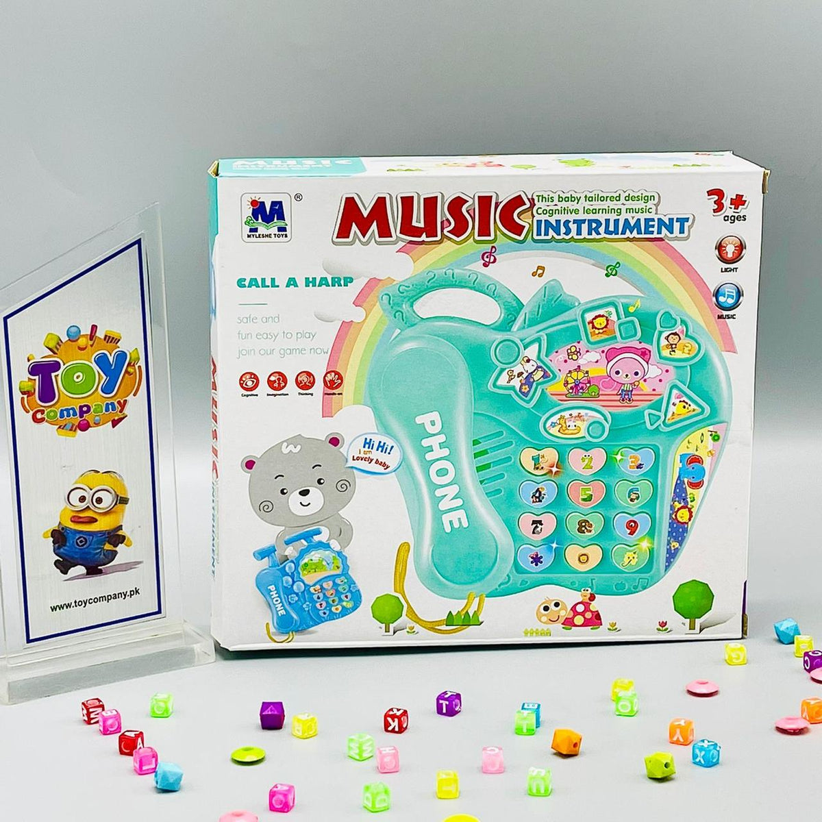 Phone with light, music for children