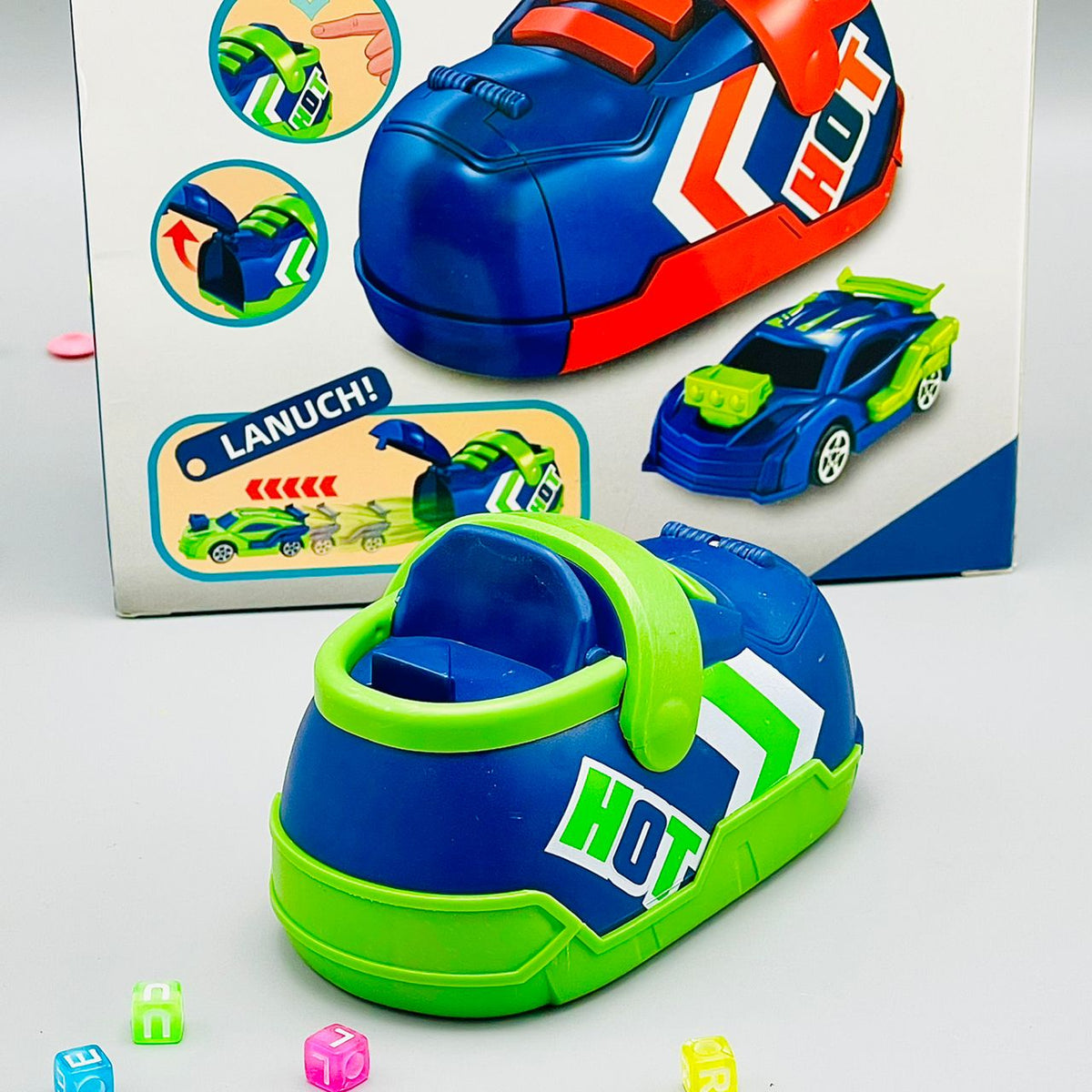 Car Toy- Launch with Shoe
