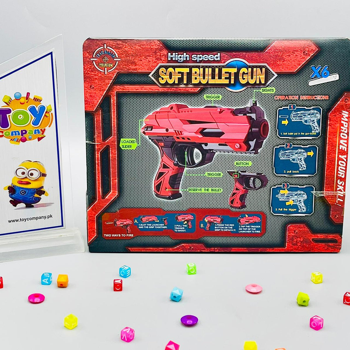 FJ881 High Speed Soft Bullet Blaster Gun
