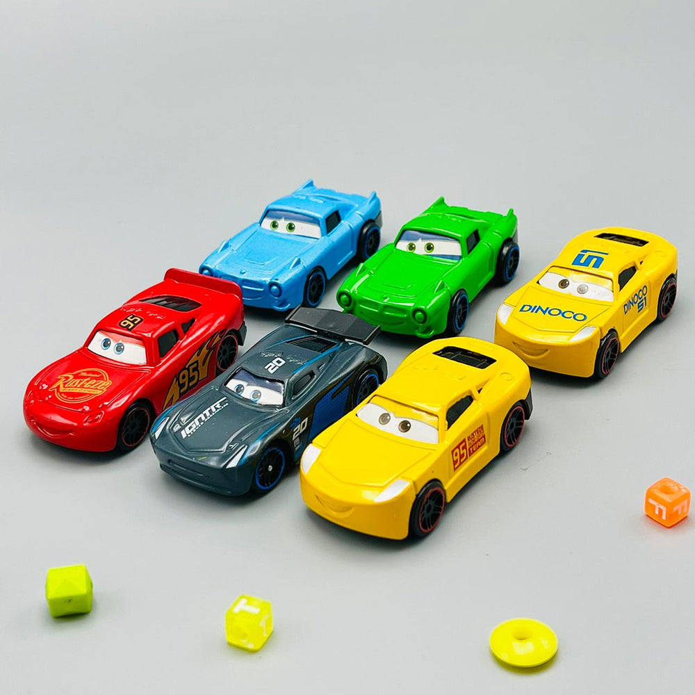 Disney Pixar Mini Racer Cars-6Pcs