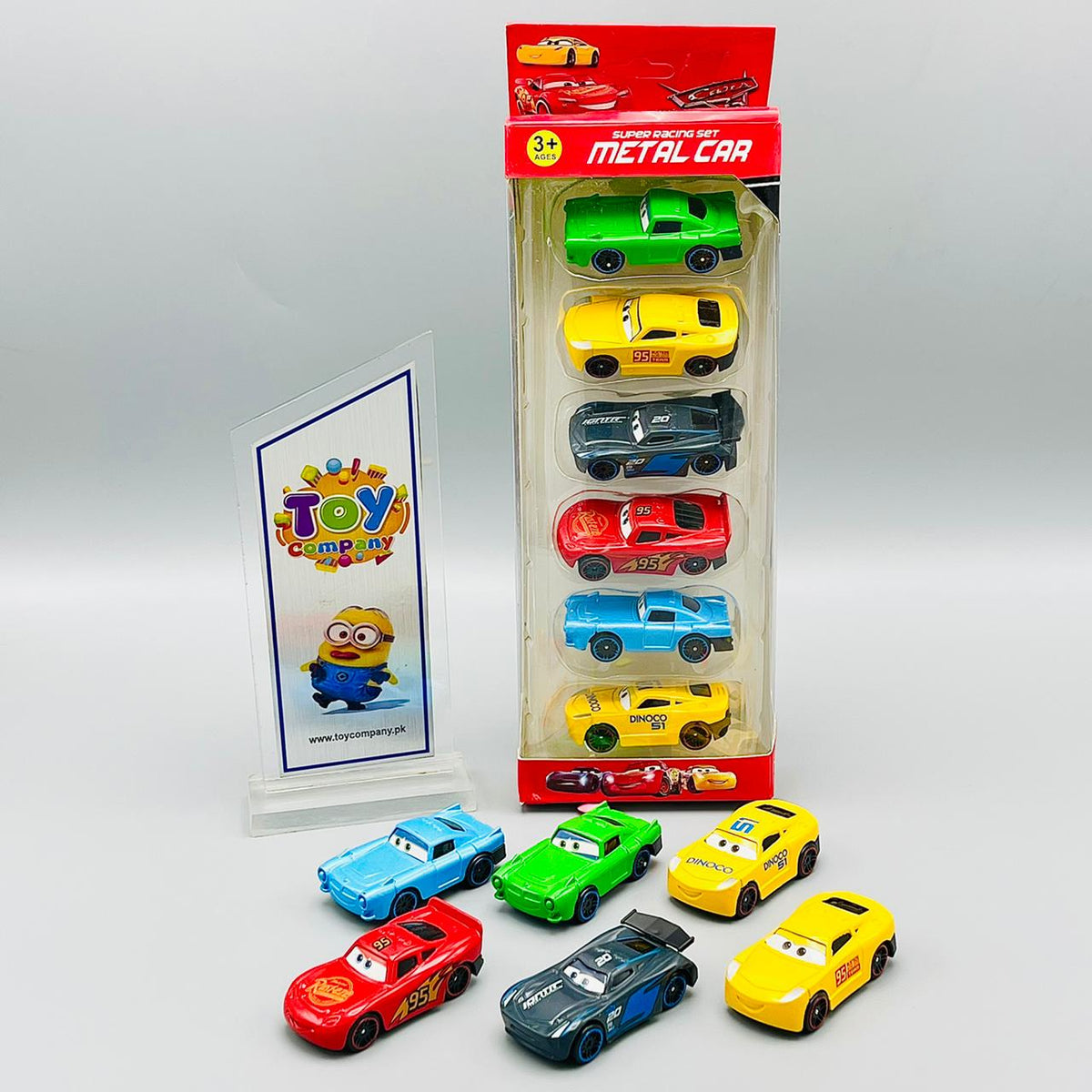 Disney Pixar Mini Racer Cars-6Pcs