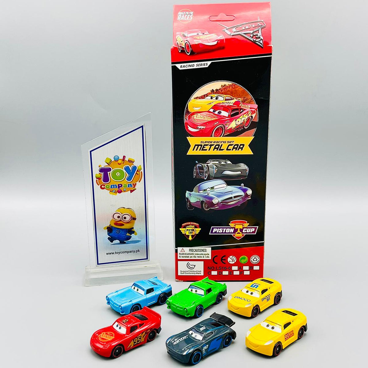 Disney Pixar Mini Racer Cars-6Pcs