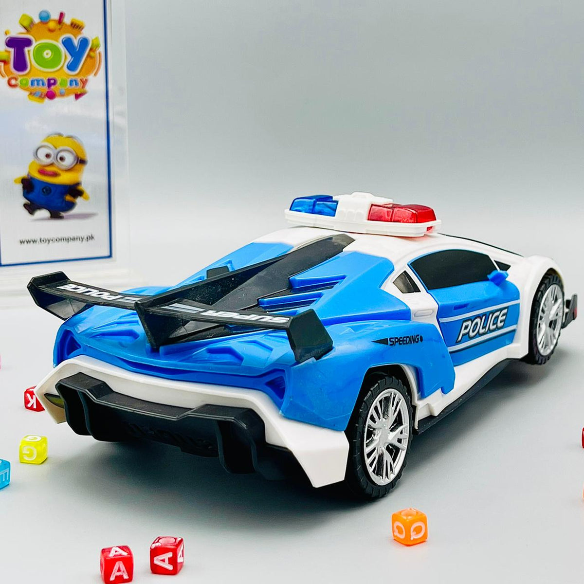 Police Car Toy-Openable Doors