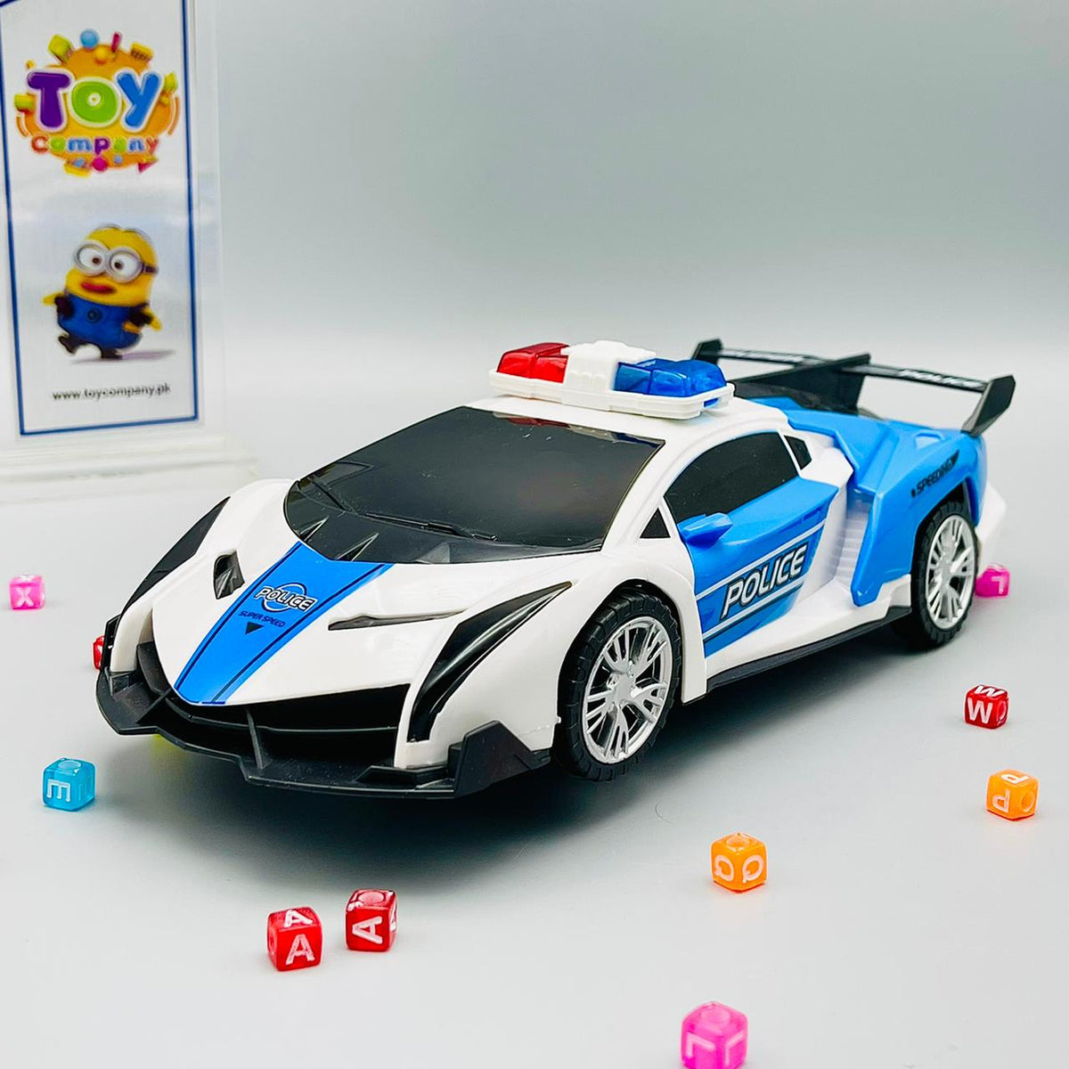 Police Car Toy-Openable Doors