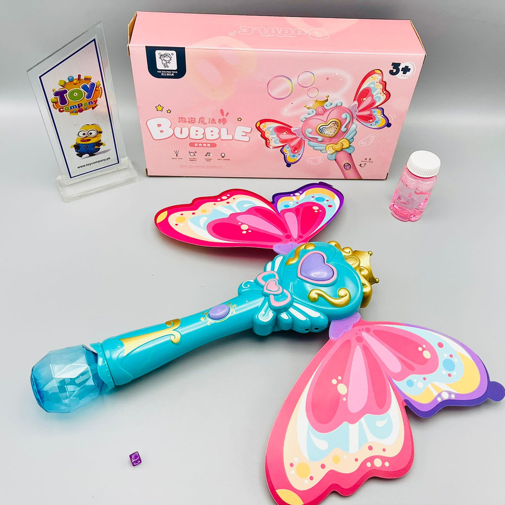 Magic Butterfly Wand-Bubble Blower