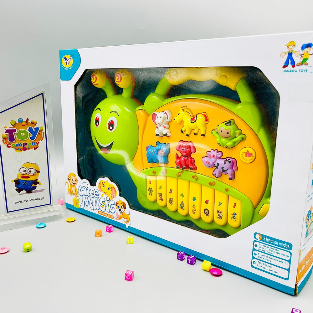 Cute Snail Shaped Musical Piano