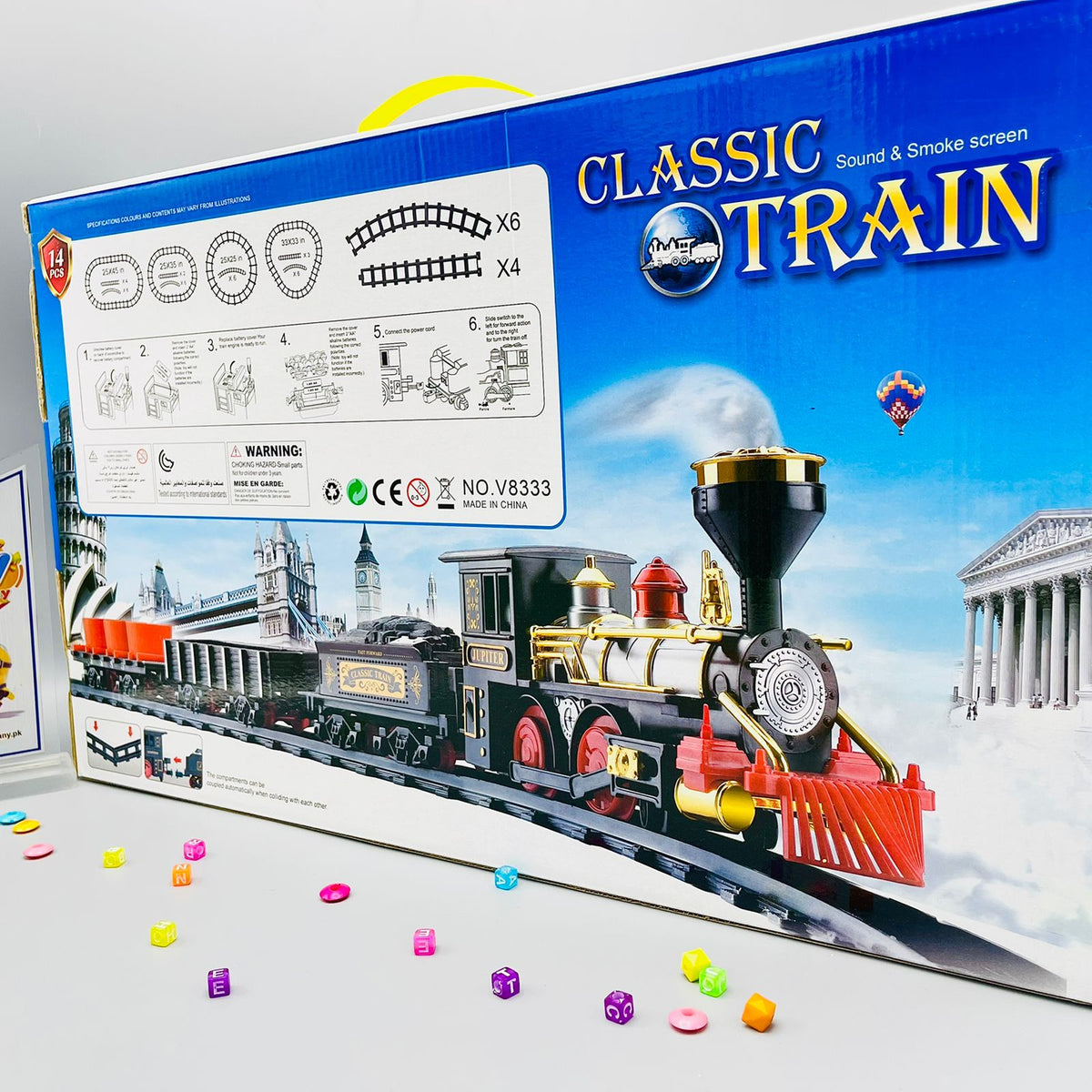 Classic Train Set 14 Pieces