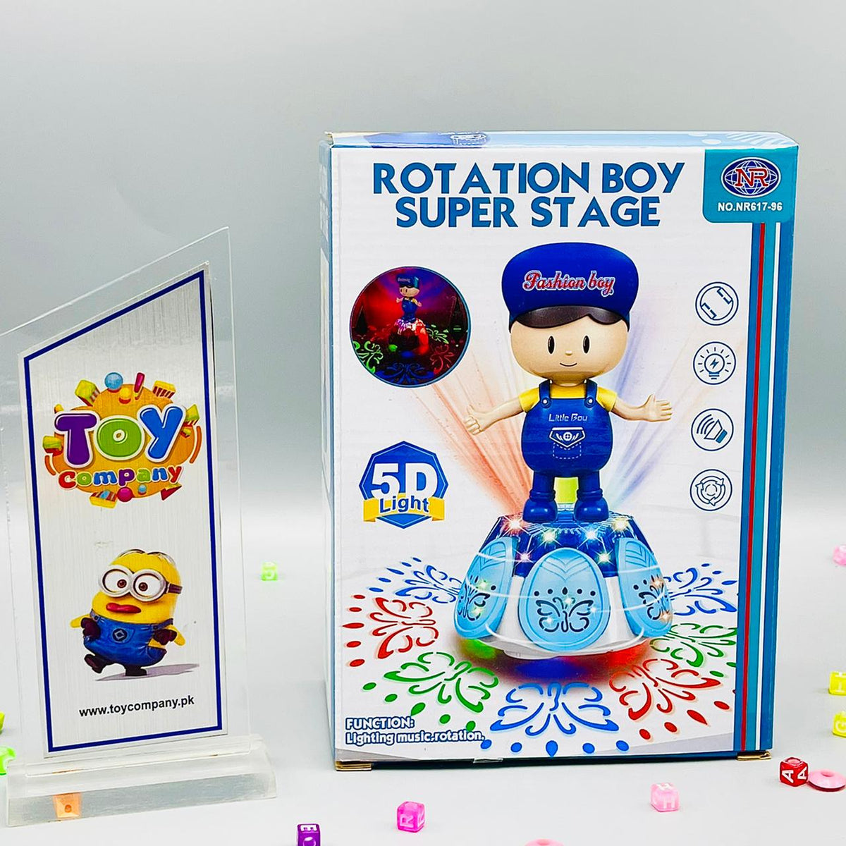 Fashion Rotating Boy on Stage