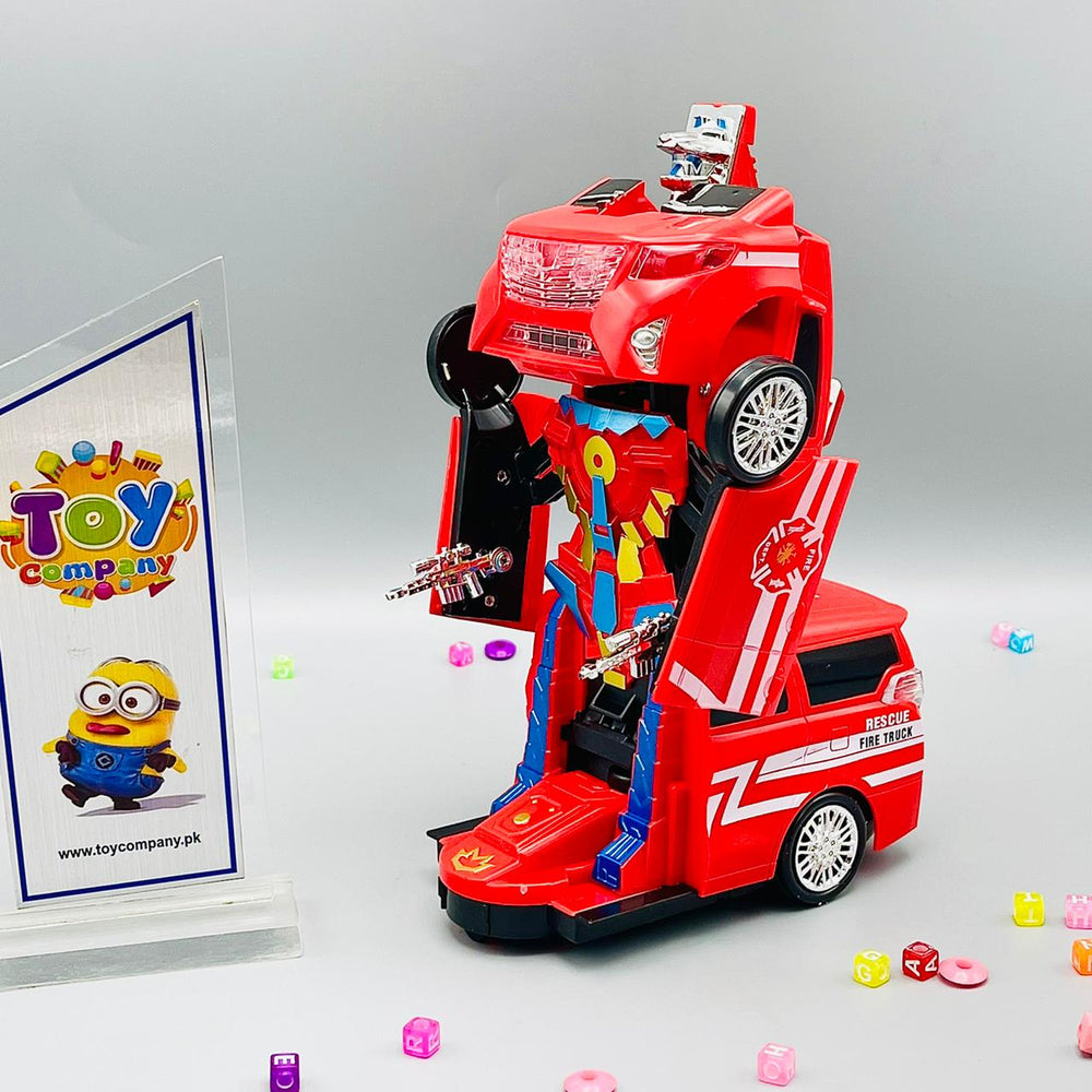 Transforming Robot Fire Fighting Truck Toy