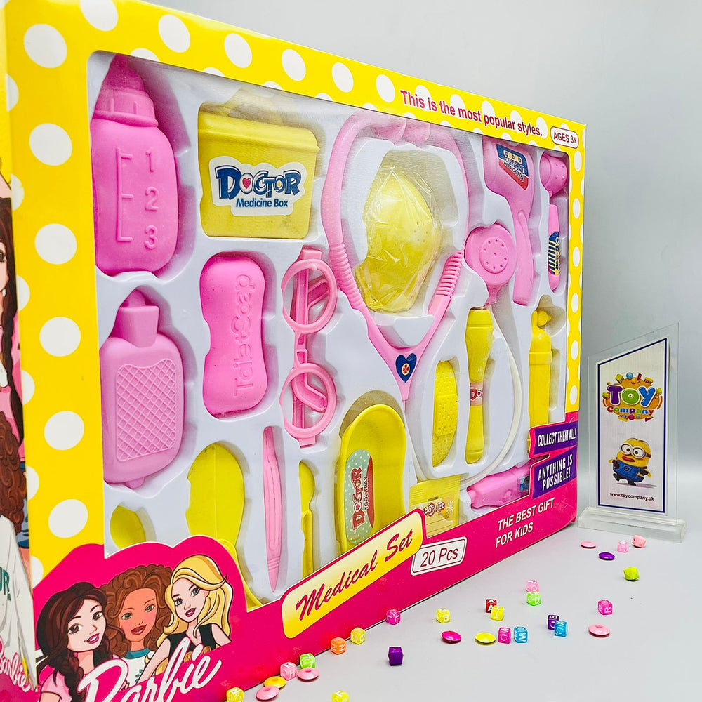 Barbie Doctor Set for Girls-20 Pcs