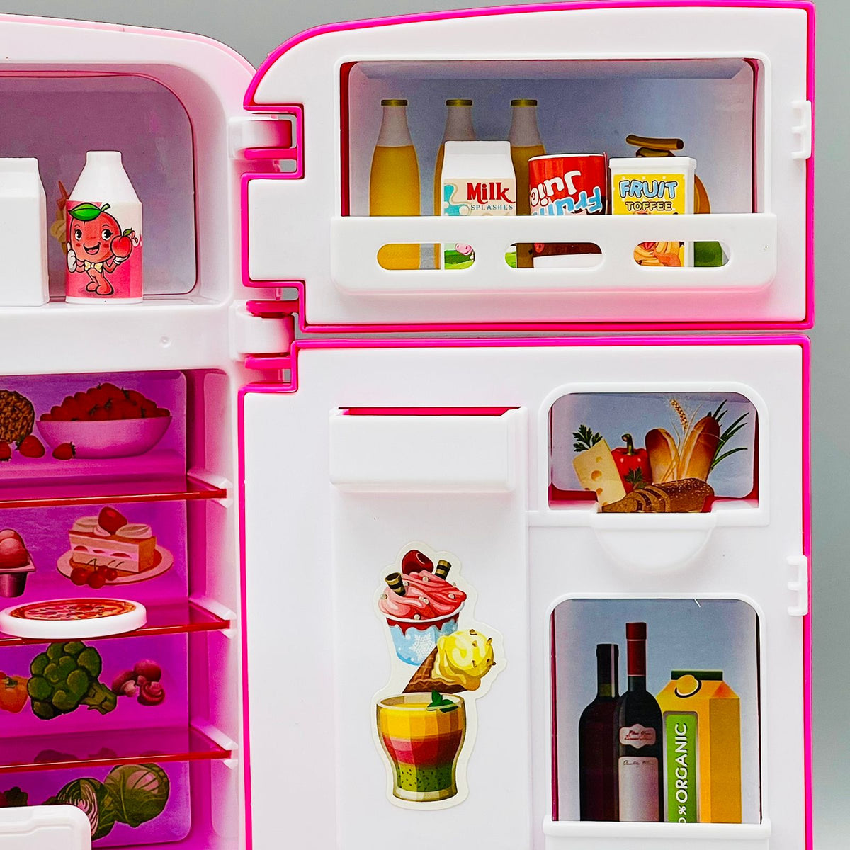 Mini Fridge Kitchen Magic (Twin Door)