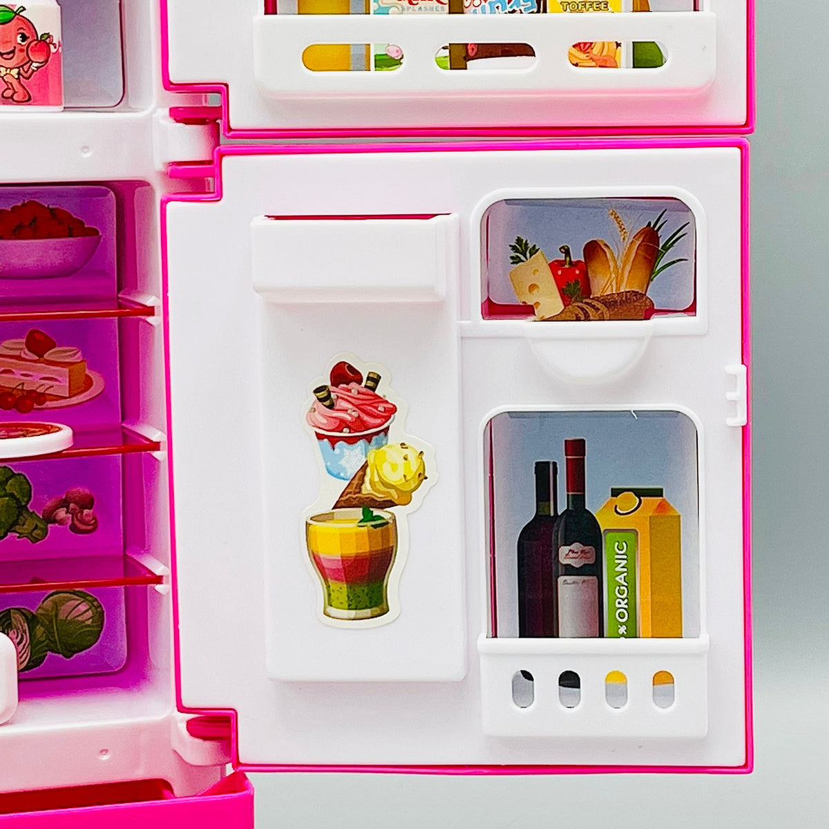 Mini Fridge Kitchen Magic (Twin Door)