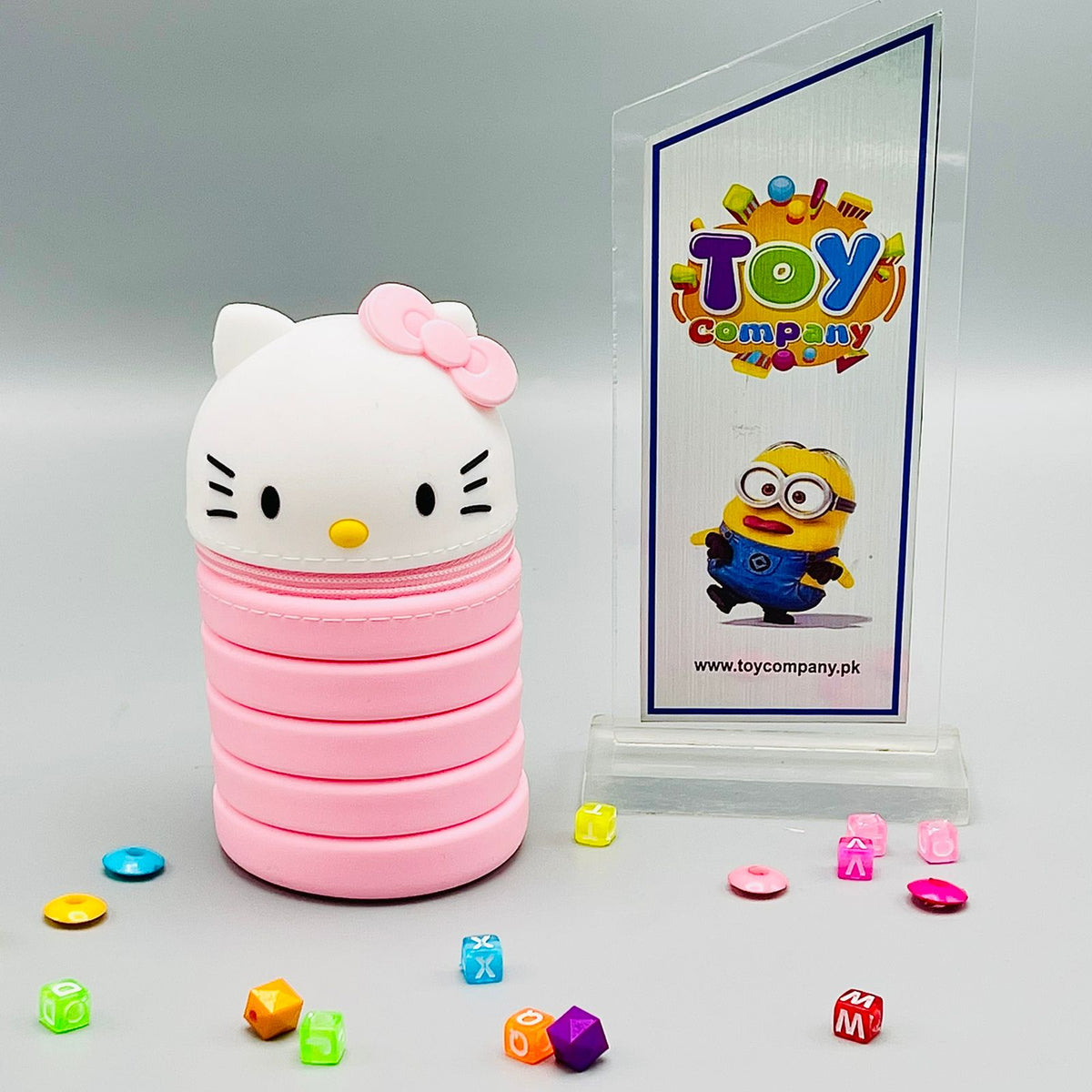 Silicone Pencil Case - Kawaii Cartoon Zipper Head