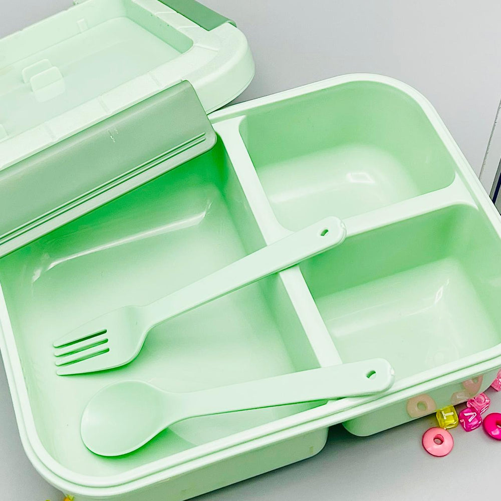 Lunch Boxes for Children with Spoon & Fork