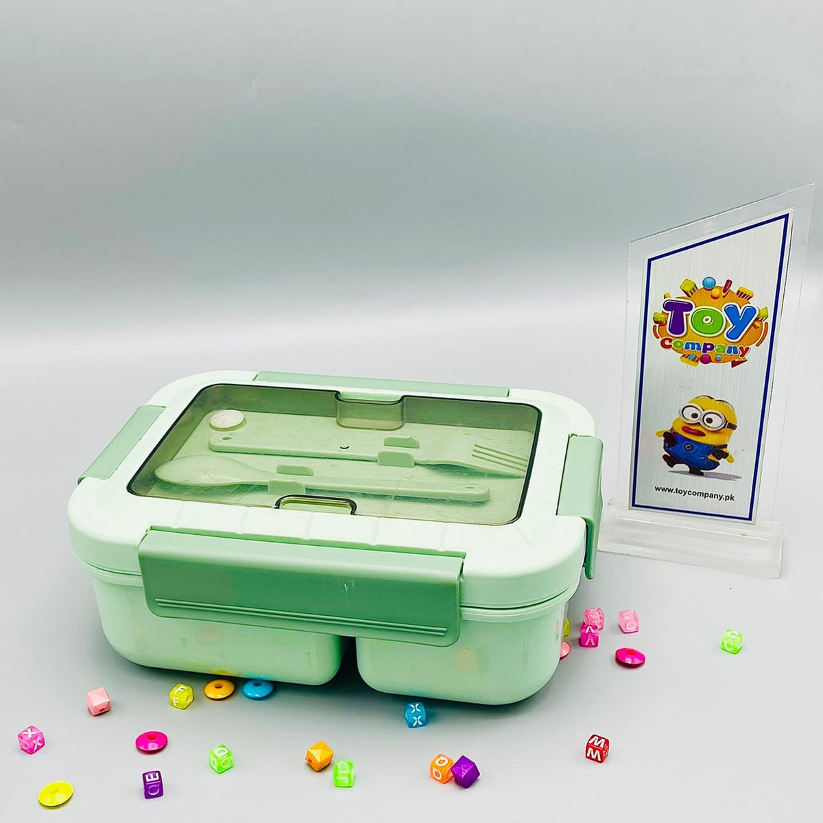 Lunch Boxes for Children with Spoon & Fork