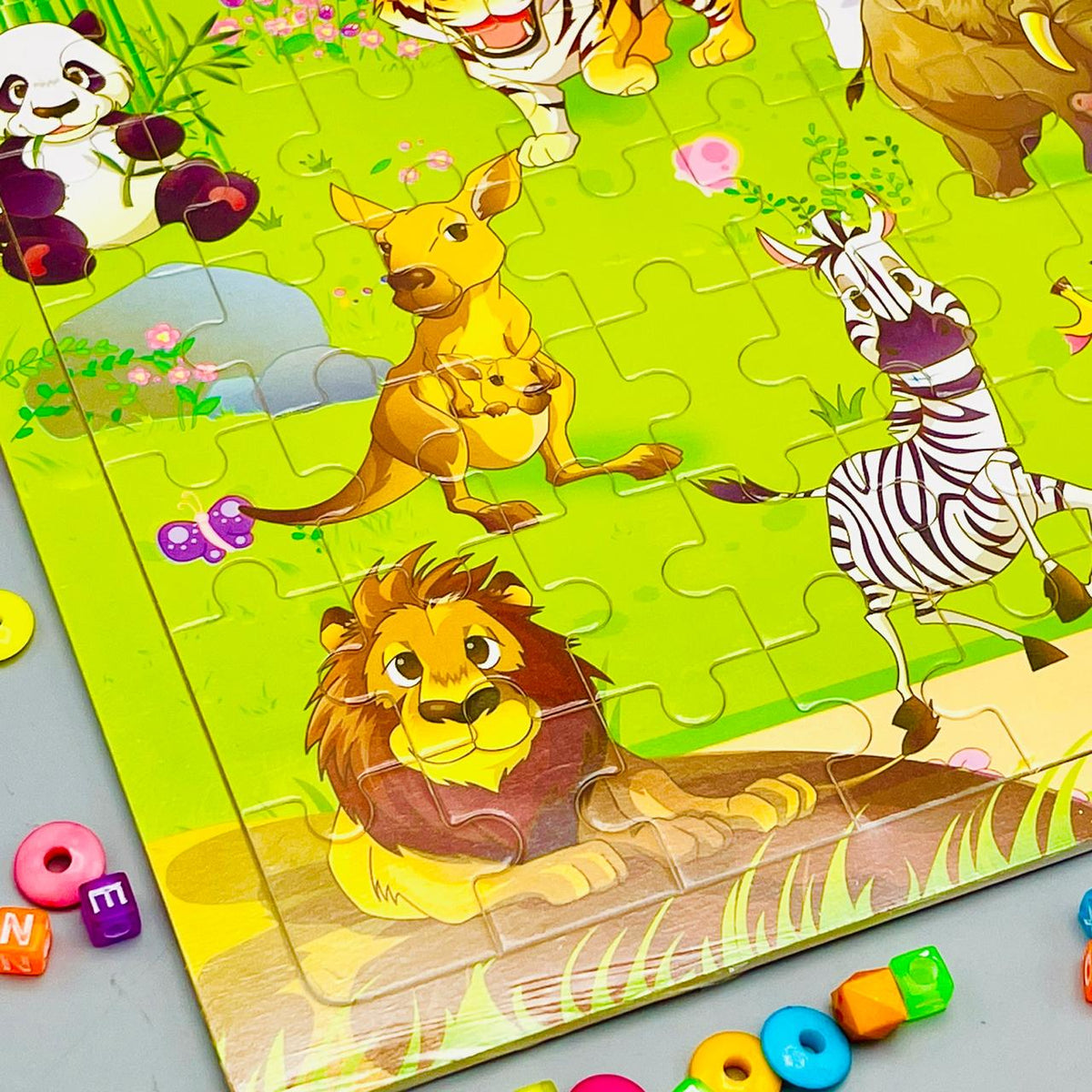 Wooden Peg Puzzles- Animal Theme