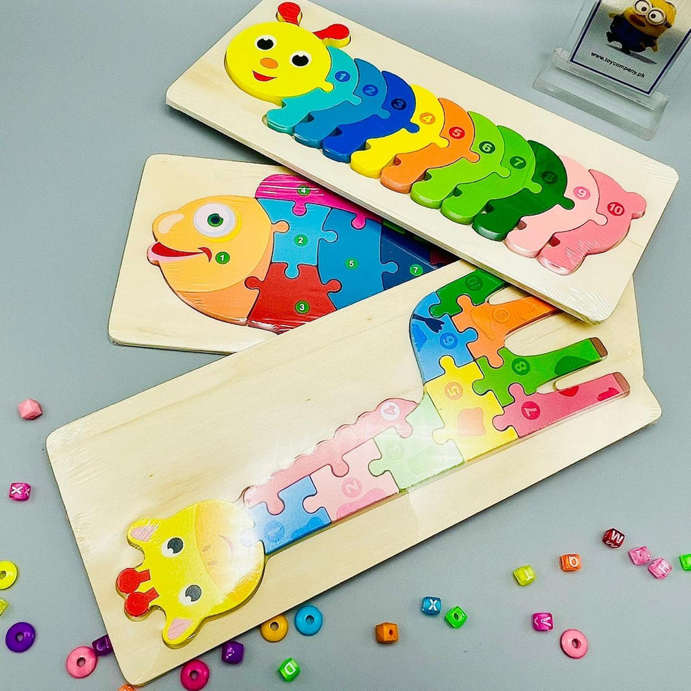 Animal Wooden Puzzles for Toddlers