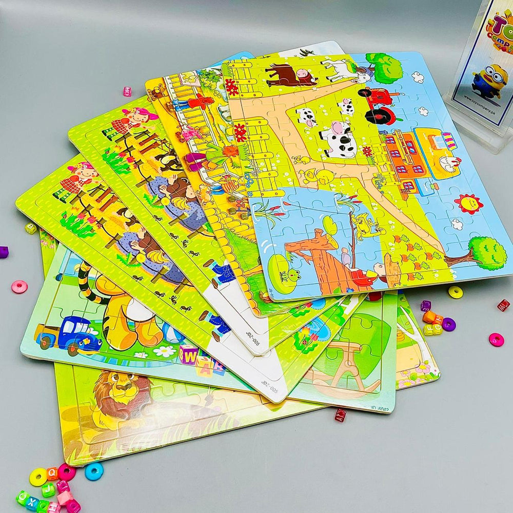 Wooden Peg Puzzles- Animal Theme