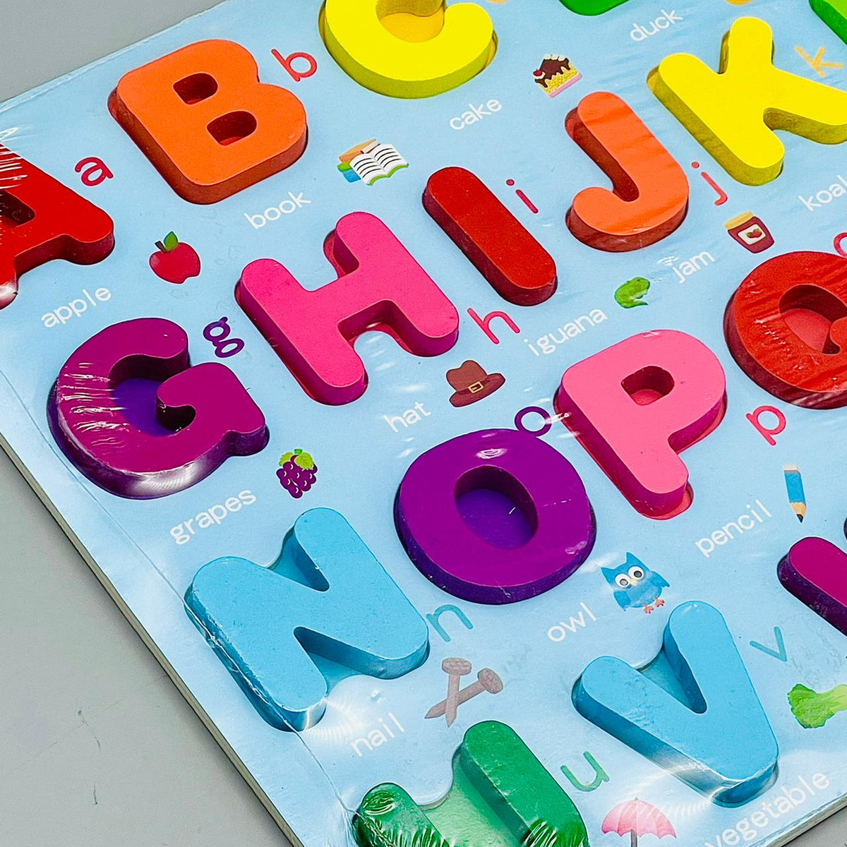 Learn ABC Puzzle- Wooden Alphabets