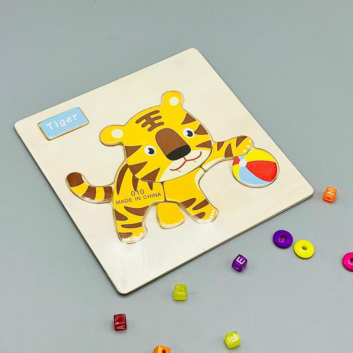 Wooden Educational Colorful Puzzle Sets