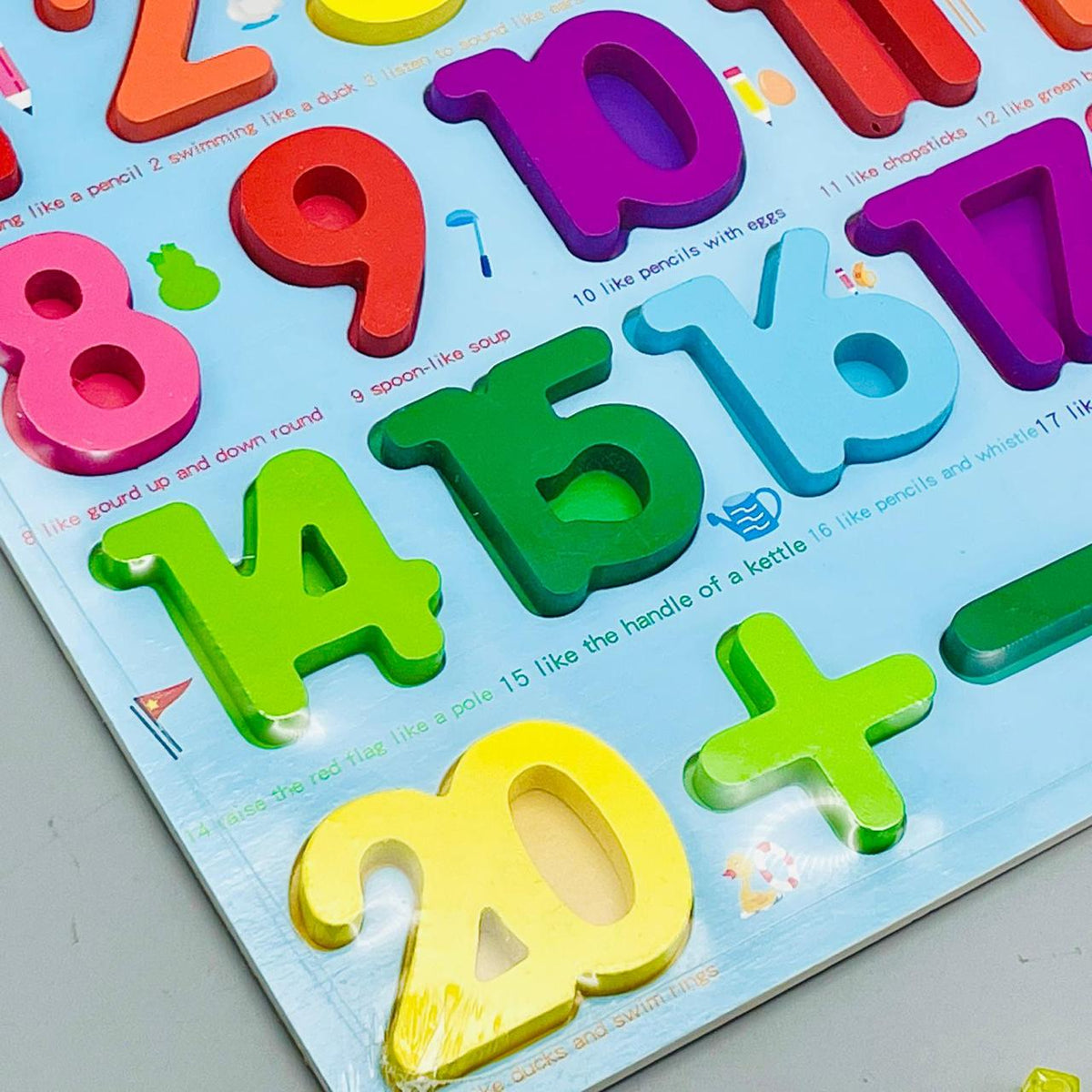Learn Number Counting Puzzle- Wooden Numbers