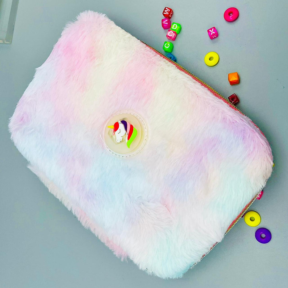 Unicorn Multicolor Fur with Light Pencil