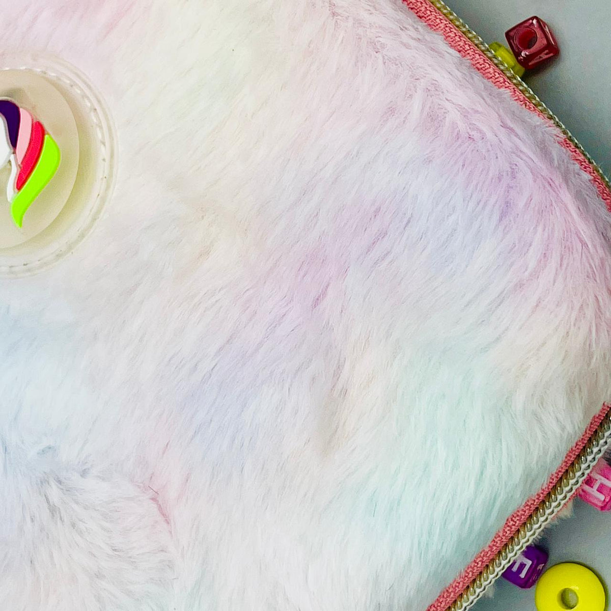 Unicorn Multicolor Fur with Light Pencil