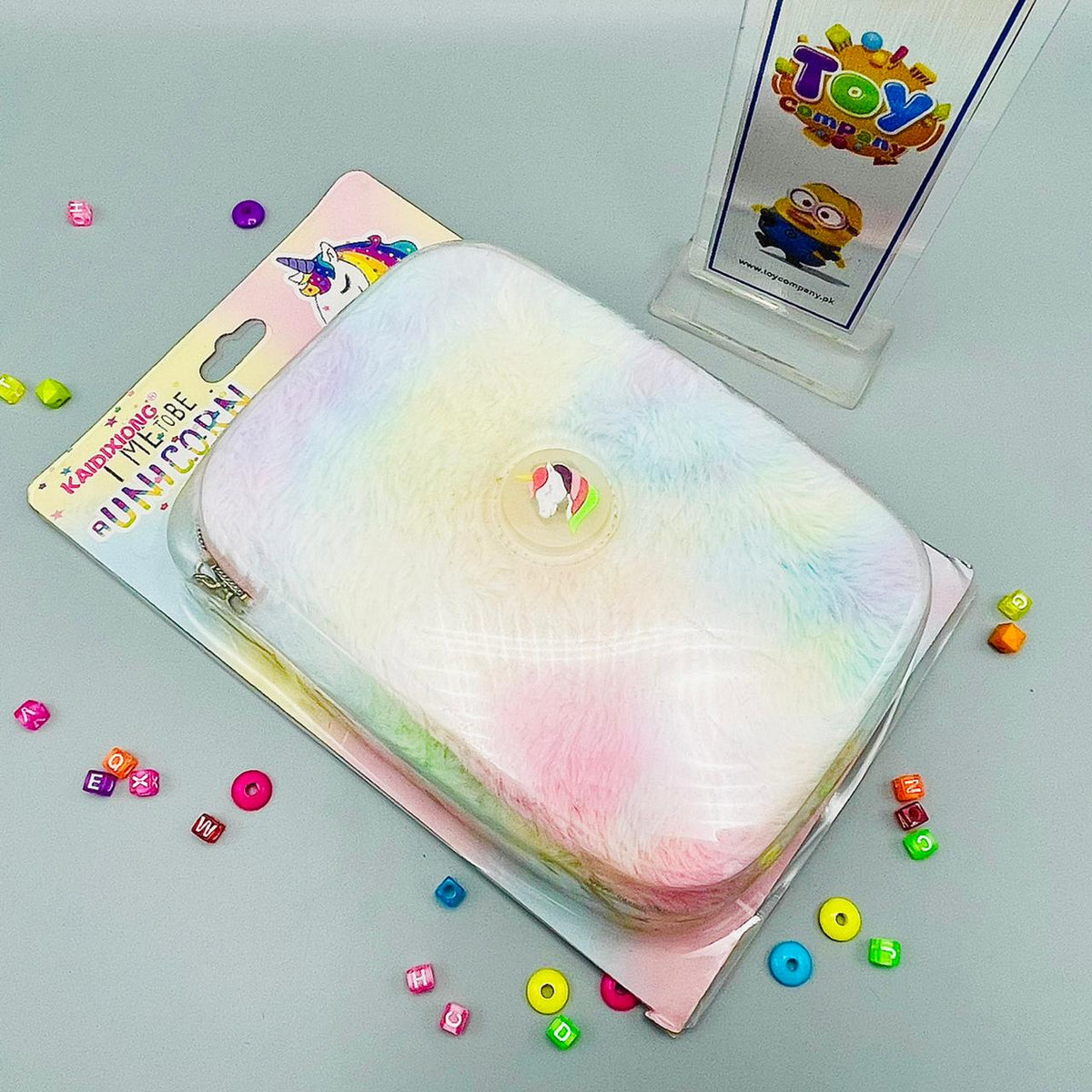 Unicorn Multicolor Fur with Light Pencil