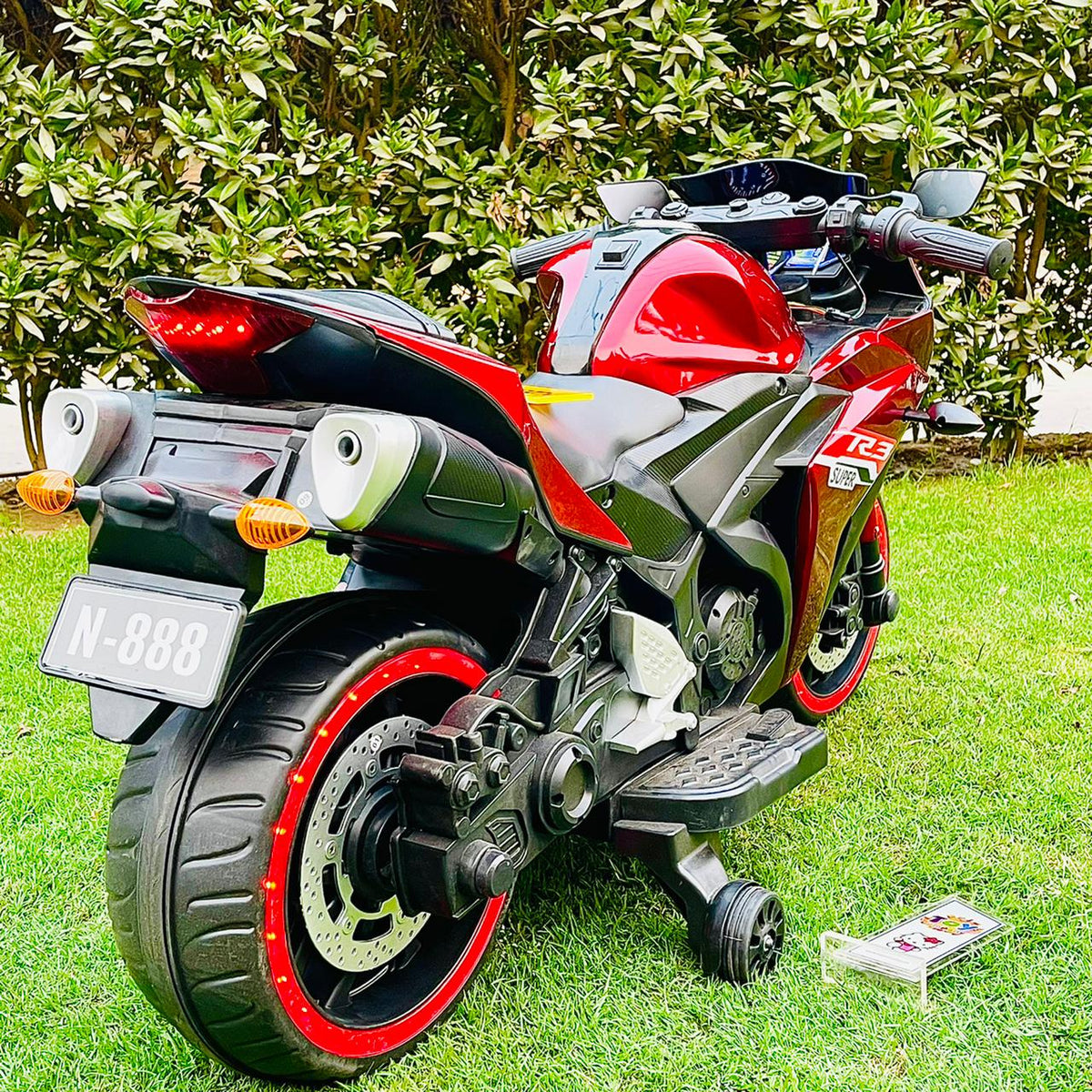Yamaha R3 Electric Ride On Bike With Hand Accelerator