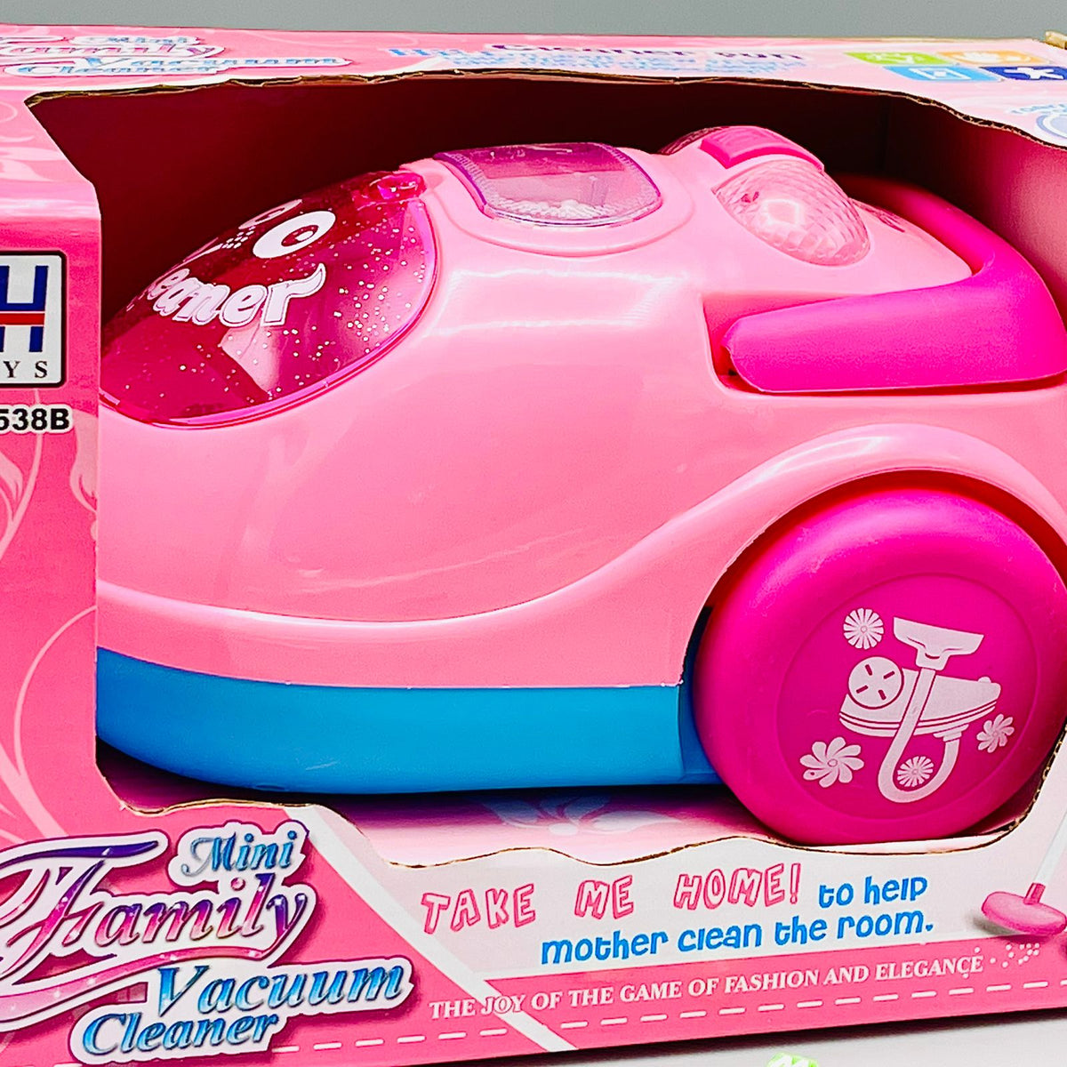 Children Simulation Educational Toy Lovely Pink Vacuum Cleaner Toy