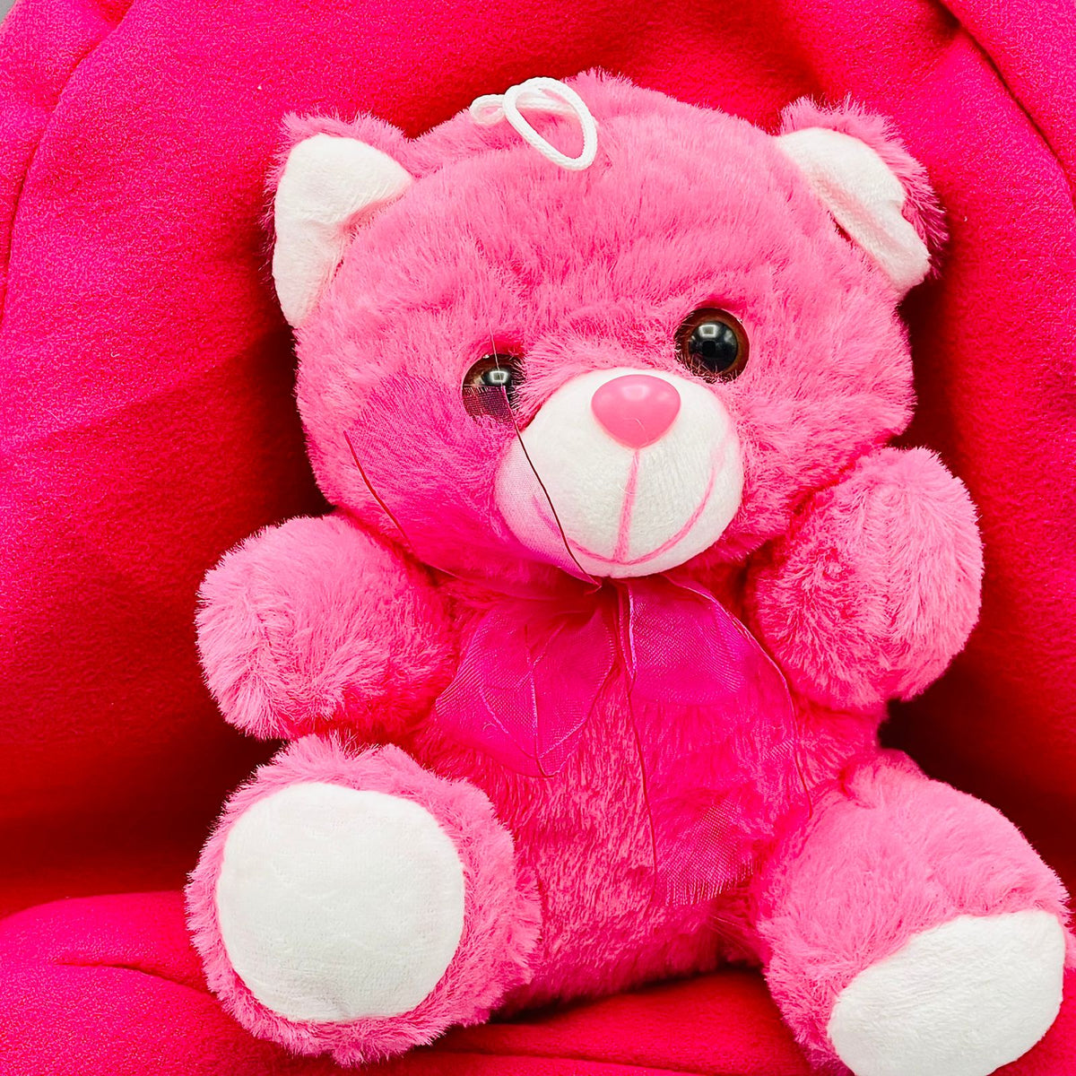 Plush Pink Teddy Cartoon Bag