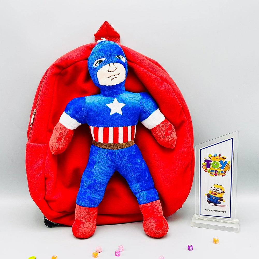 Plush Captain America Cartoon Bag