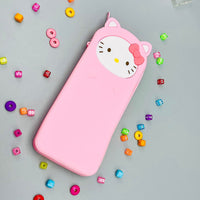 Thumbnail for Silicone Pencil Pouch-Kitty Character