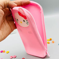 Thumbnail for Silicone Pencil Pouch-Kitty Character