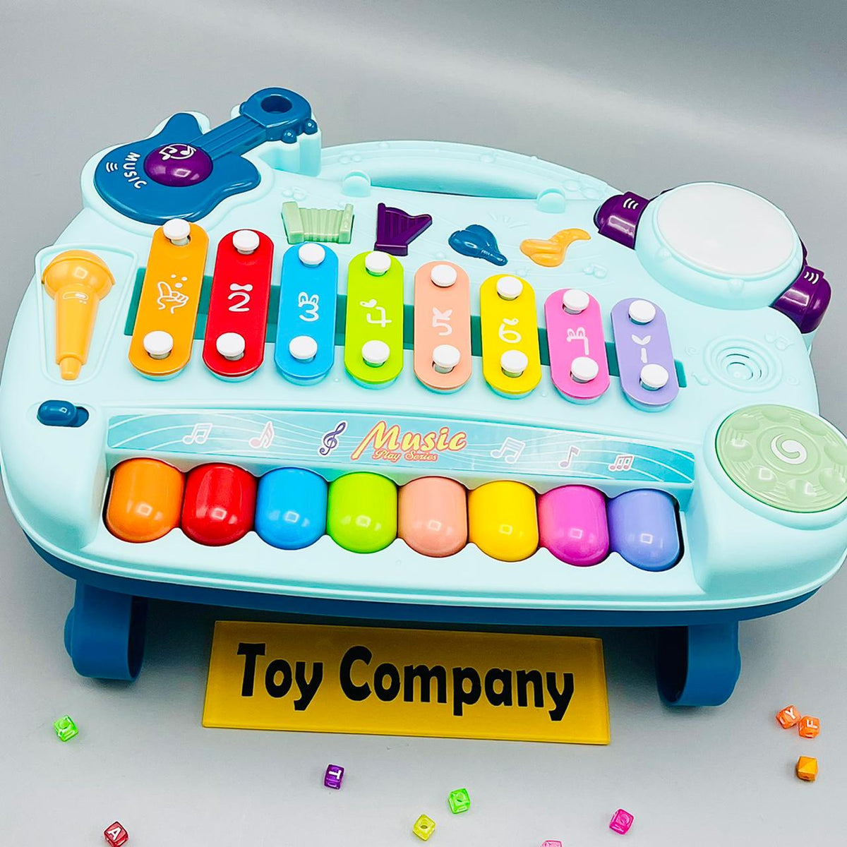 Keyboard Piano Xylophone with Music Instrumental Sounds