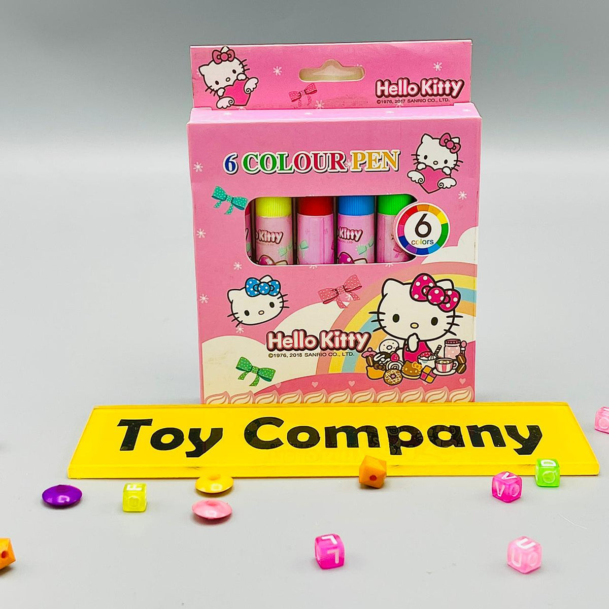 Cartoon Character Color Markers-6 Pcs