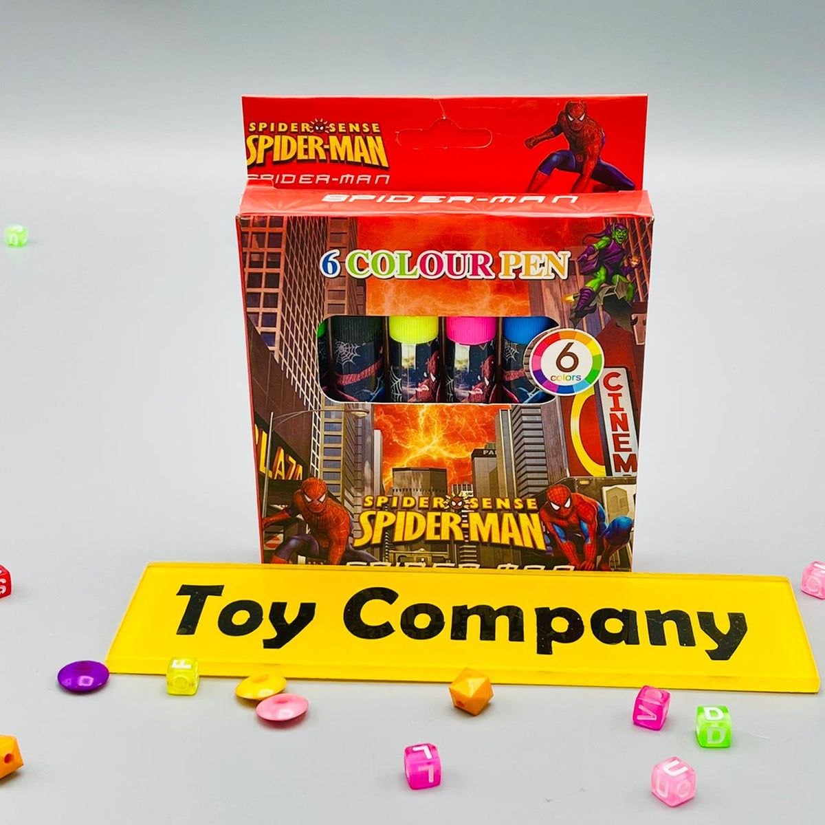 Cartoon Character Color Markers-6 Pcs