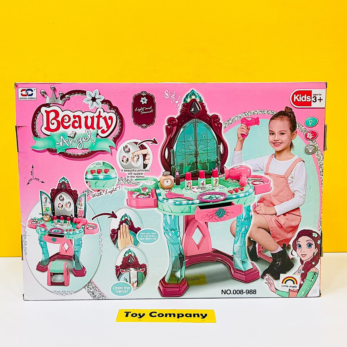 Beauty Set with Mirror Light Sound Jewelry