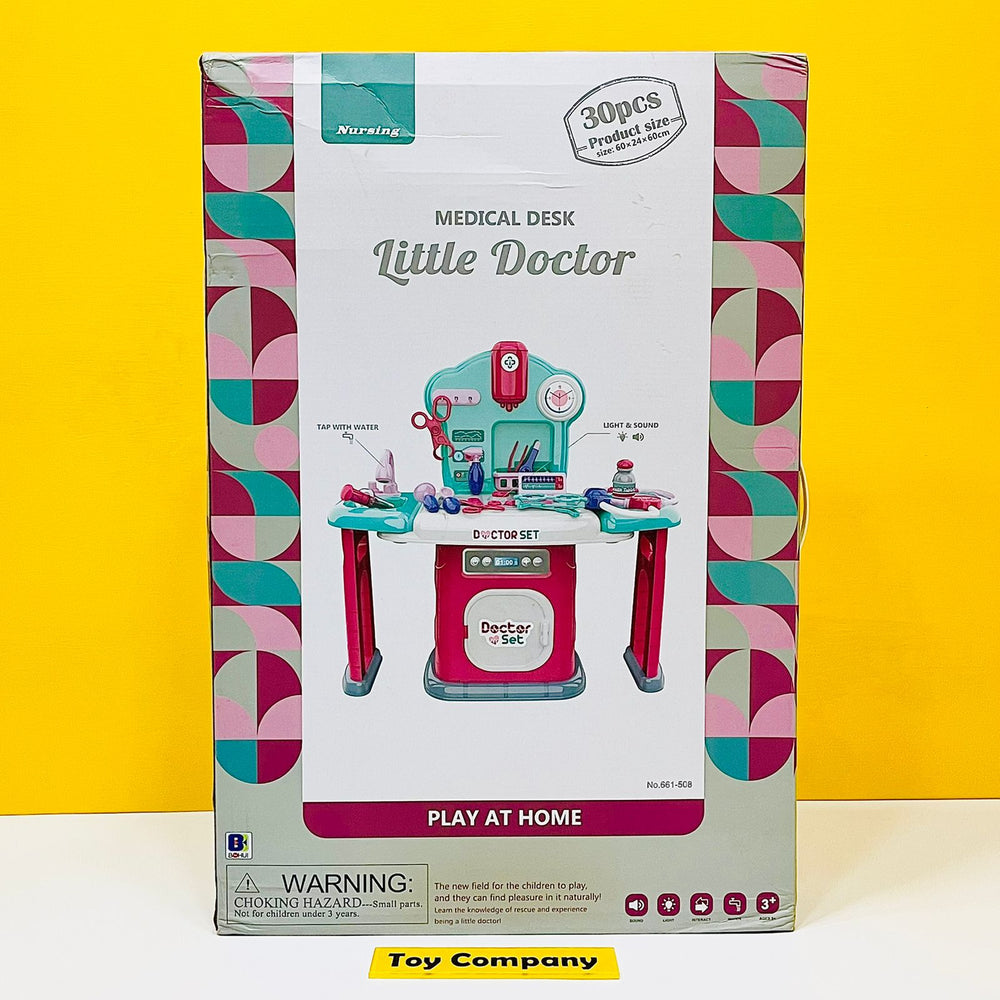 Little Doctor Medical Desk Play Set-30 Pcs