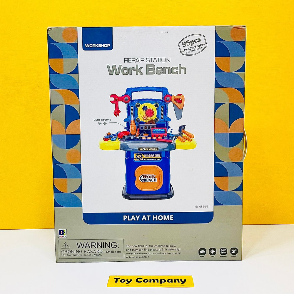 Kids Workbench- Construction Workshop 95 Pcs
