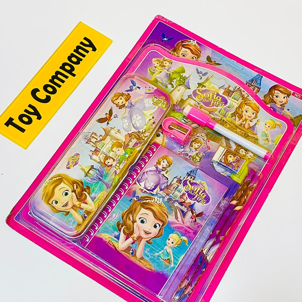 Girls' Favorite Character Stationery Set with Eraseable Marker