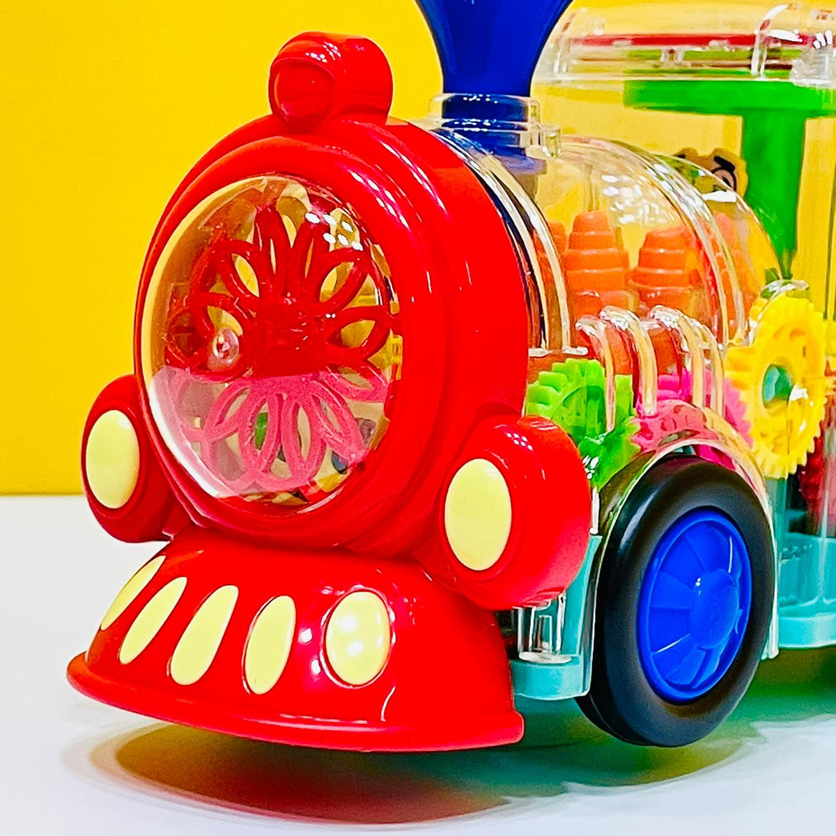 Gear Train Engine Toy-Transparent Body